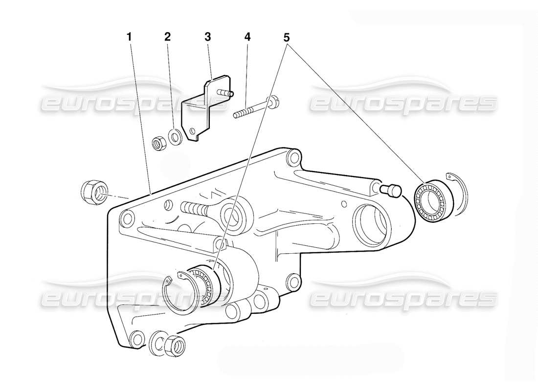 lamborghini diablo (1991) montaggio del pedale (valido per la versione gb - ottobre 1991) diagramma delle parti