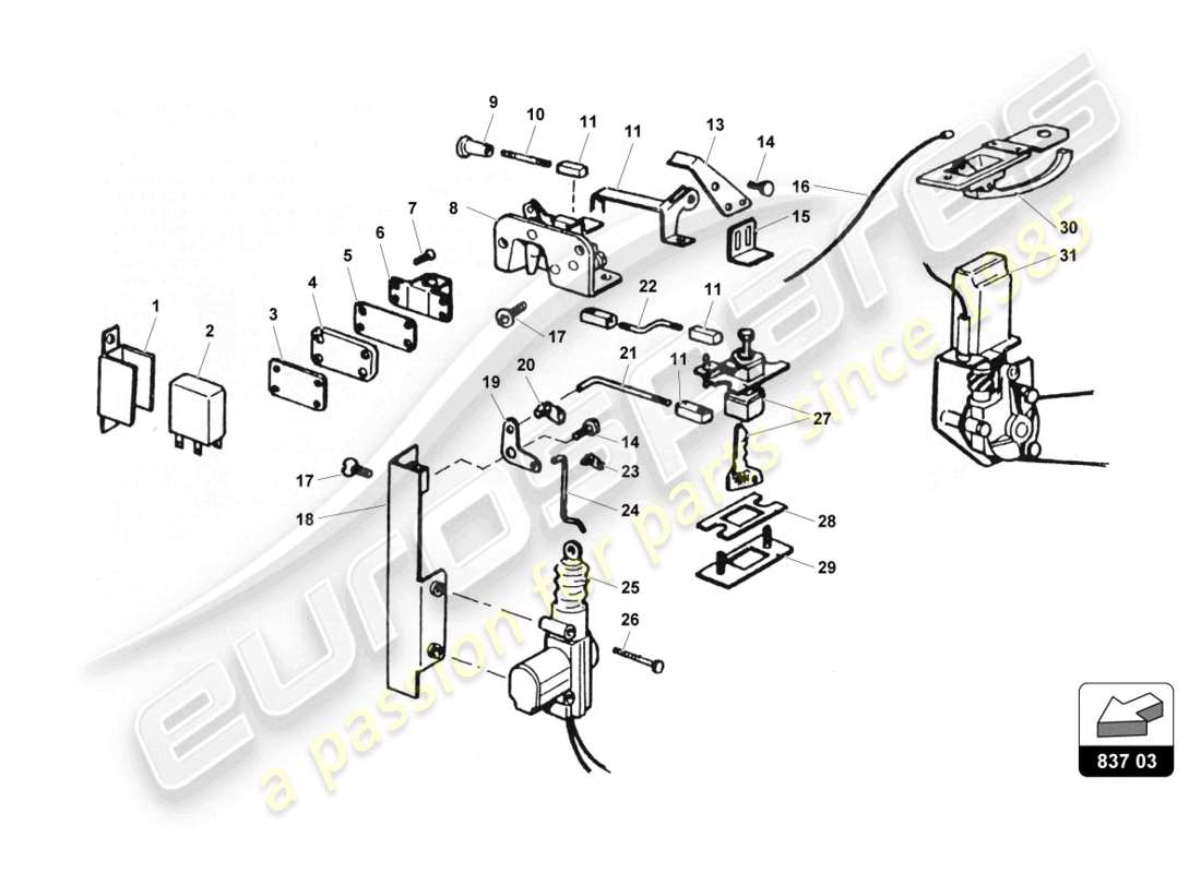 diagramma della parte contenente il codice parte 007021217