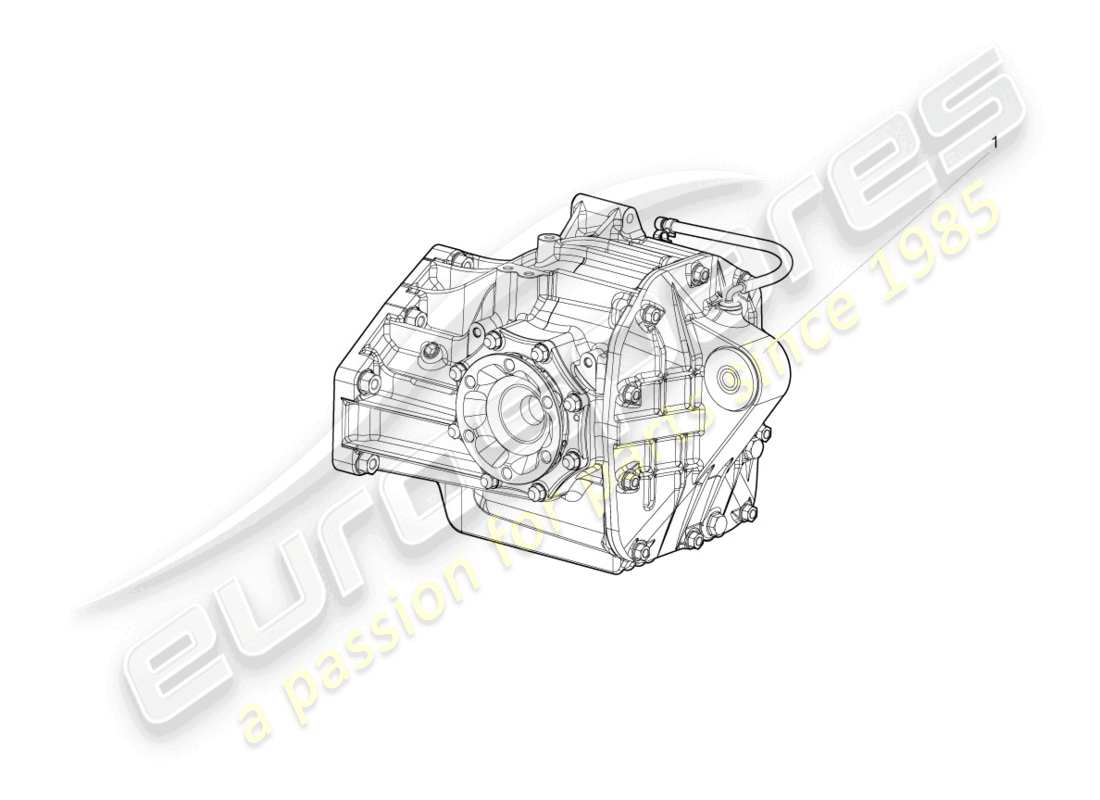 lamborghini lp640 coupe (2010) trasmissione finale posteriore completa schema delle parti