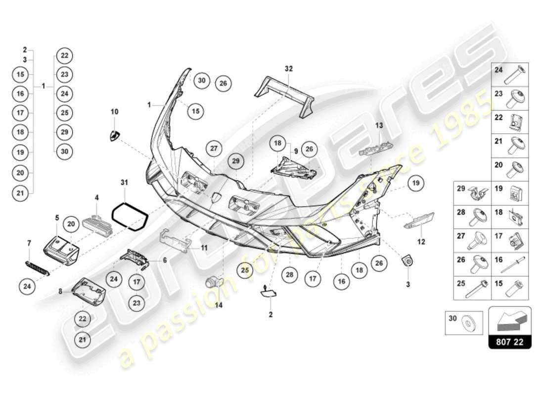 diagramma della parte contenente il codice parte 4t0807151gru