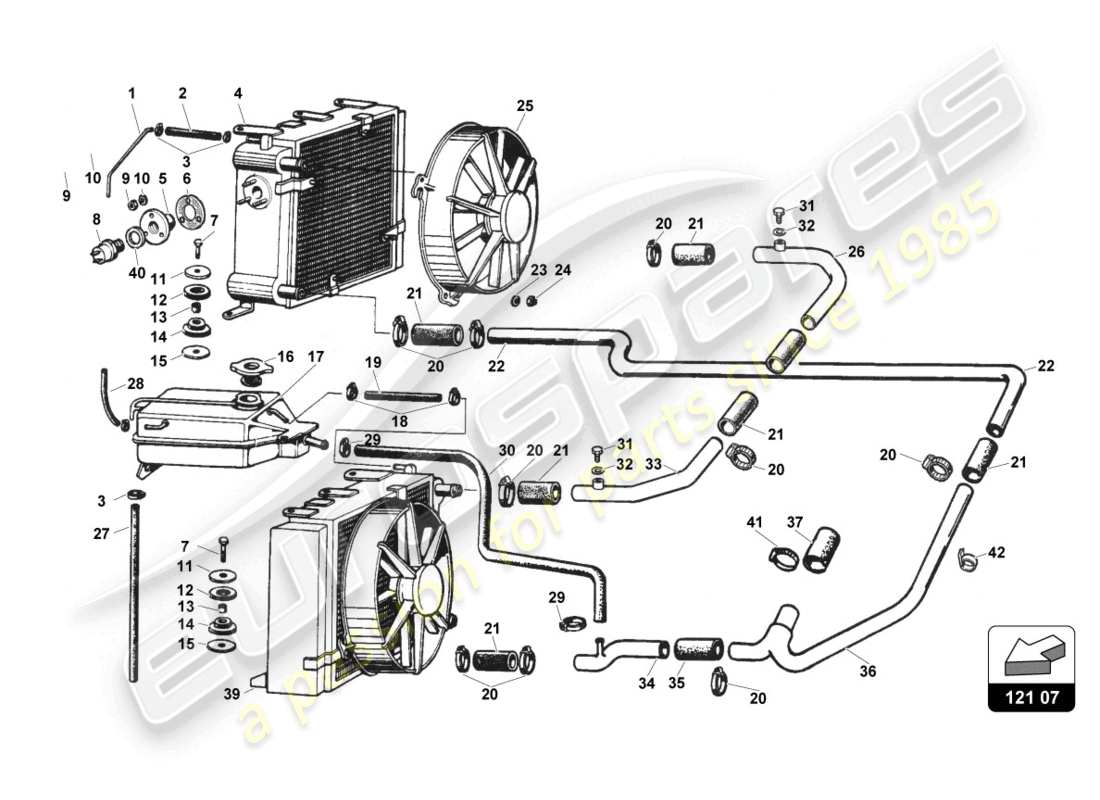 diagramma della parte contenente il codice parte 001724511