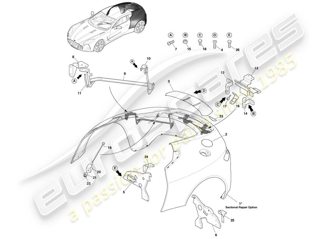 diagramma della parte contenente il codice parte dbya02037-c