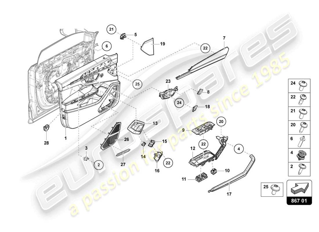 diagramma della parte contenente il codice parte 4ml962107