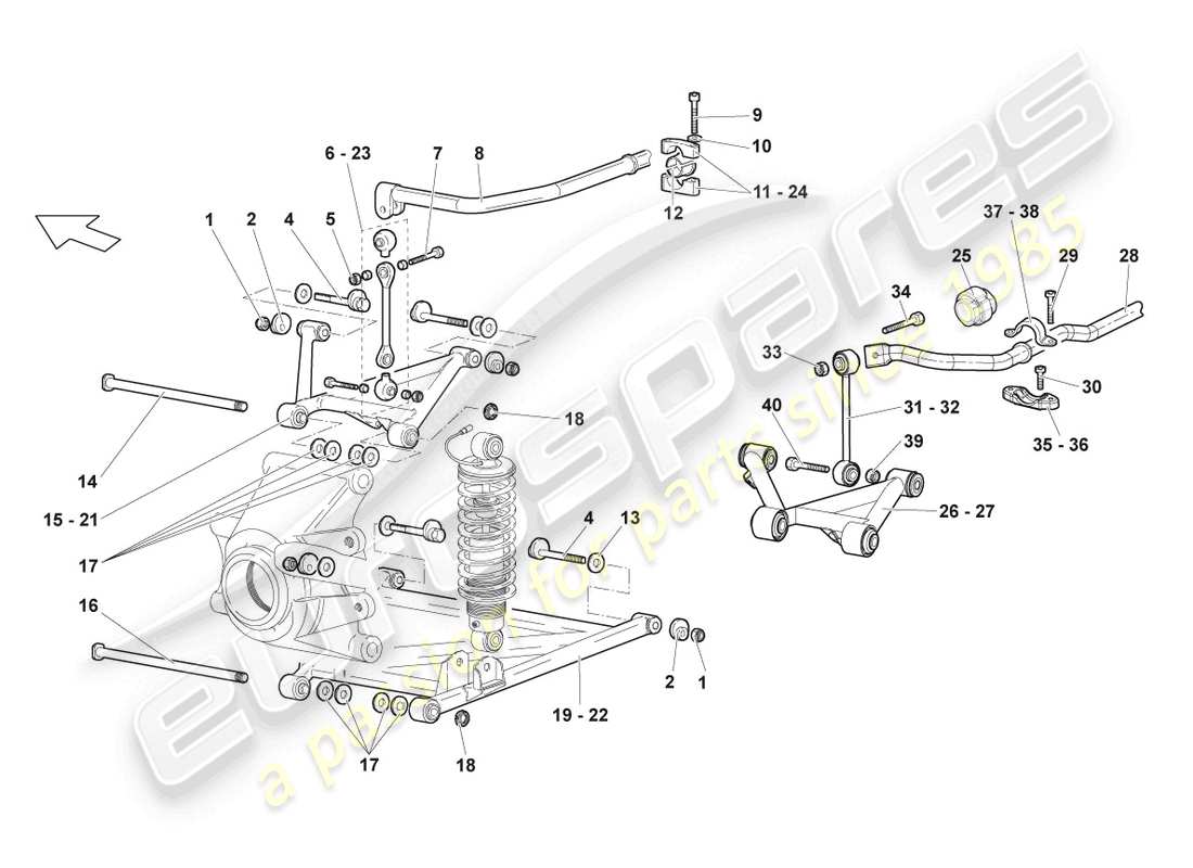 diagramma della parte contenente il codice parte 410407135a