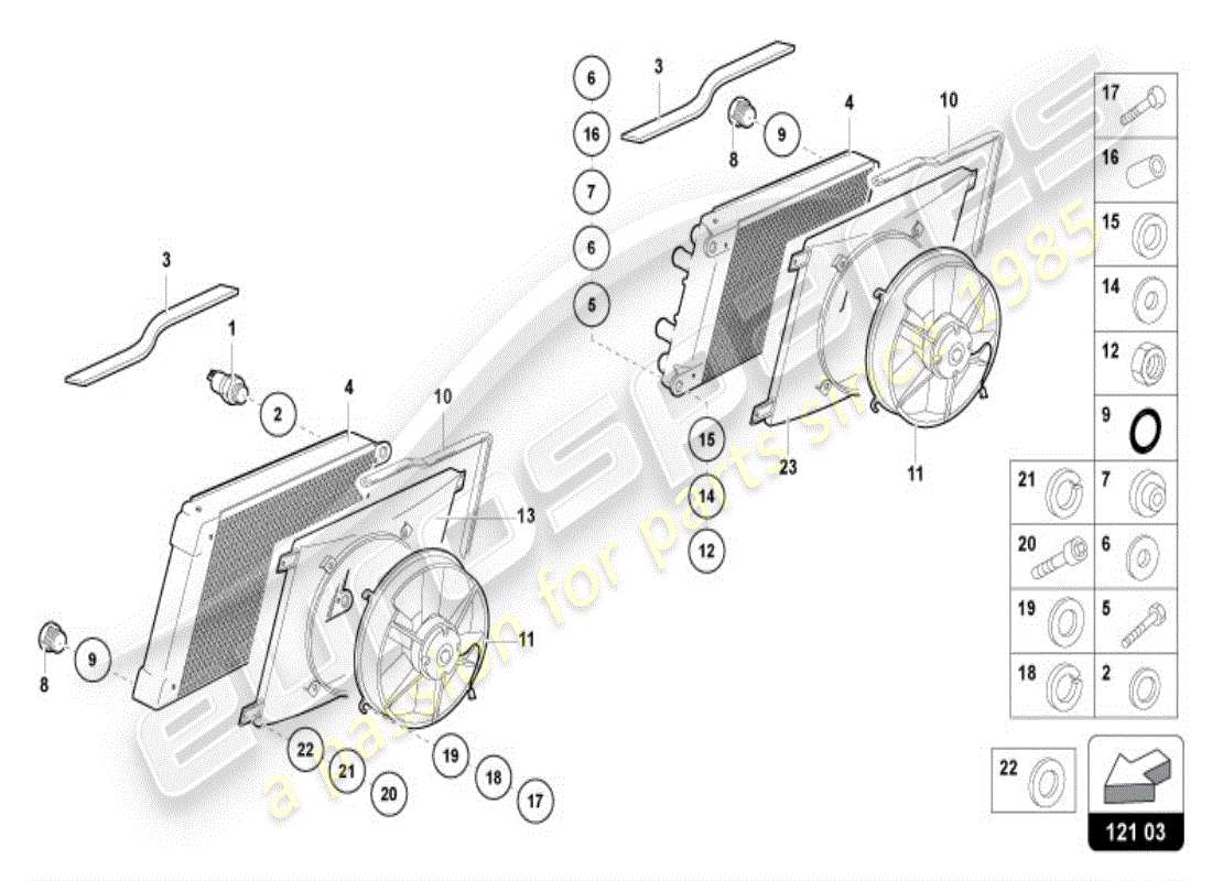 diagramma della parte contenente il codice parte 008100824