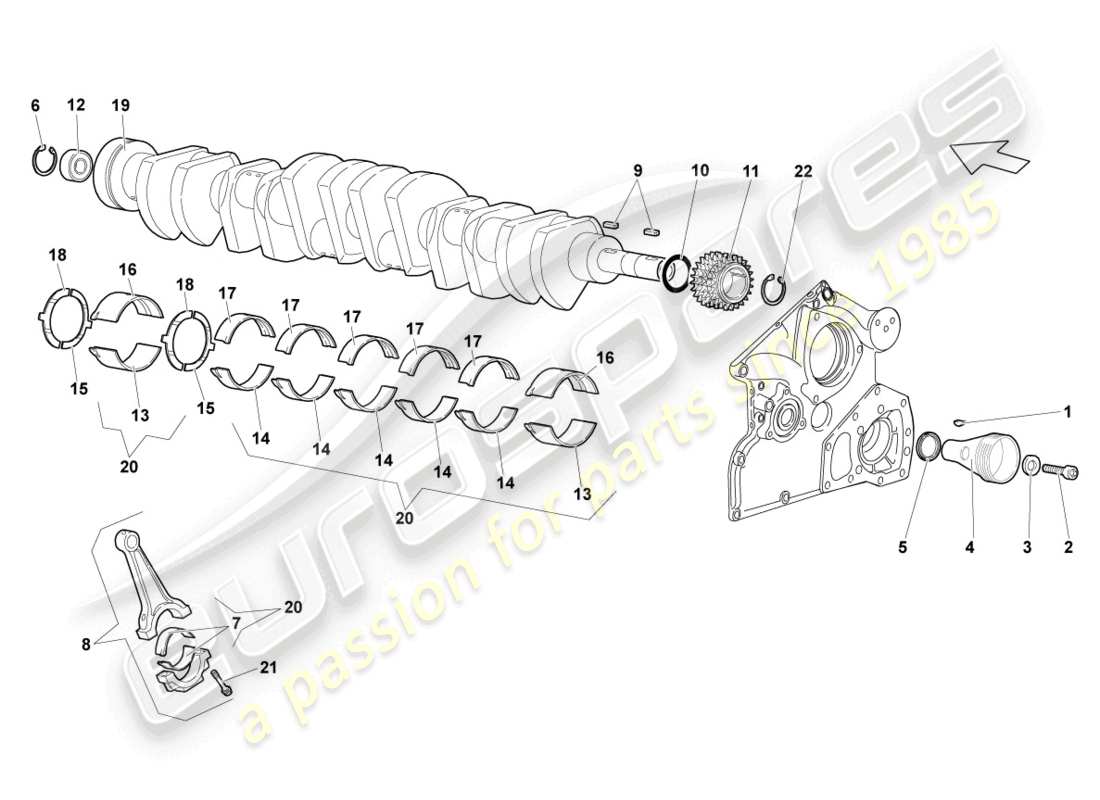 diagramma della parte contenente il codice parte 008411706