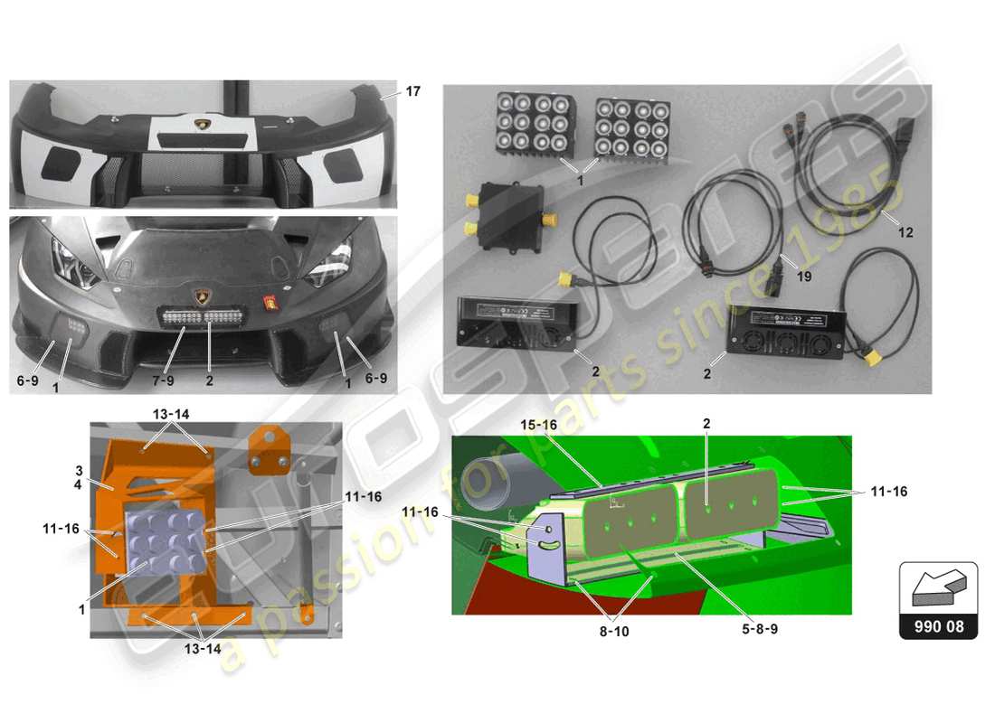 diagramma della parte contenente il codice parte n90455206