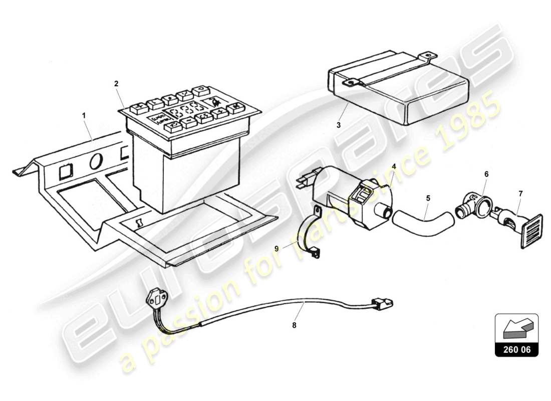 diagramma della parte contenente il codice parte 007014271