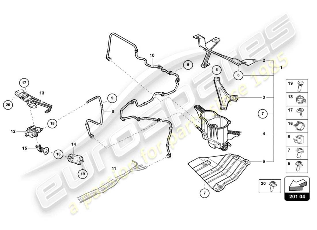 diagramma della parte contenente il codice parte n10354503