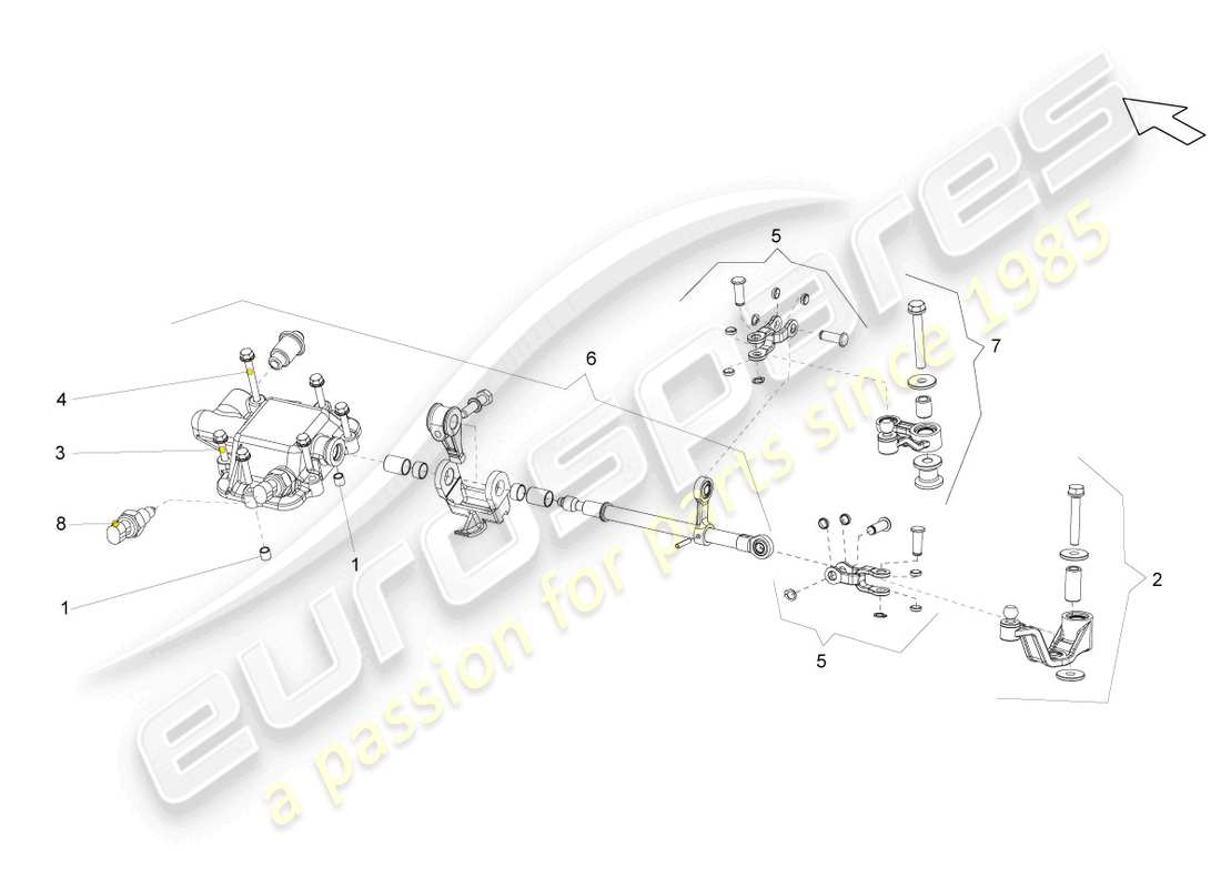 lamborghini gallardo coupe (2006) unità interruttore diagramma delle parti