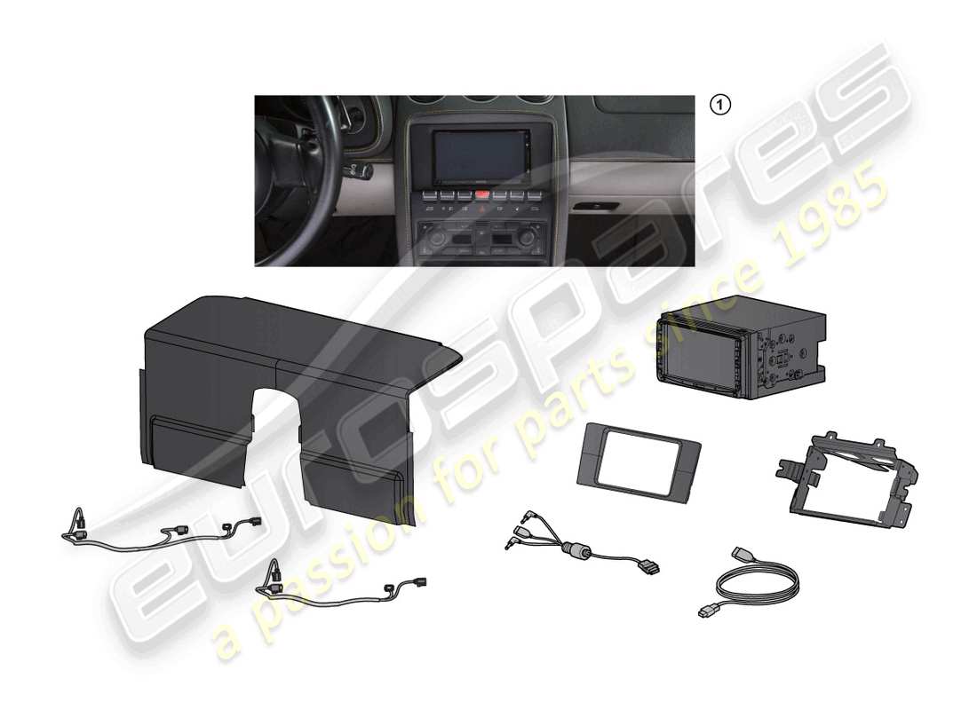 lamborghini lp550-2 spyder (accessories) kit di revisione diagramma delle parti