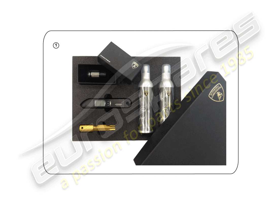 lamborghini lp560-4 spyder fl ii (accessories) pacchetto accessori schema delle parti