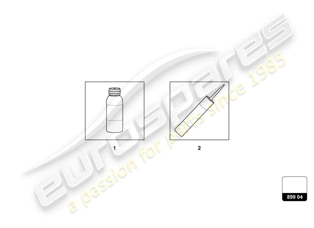lamborghini urus (2020) manutenzione diagramma delle parti
