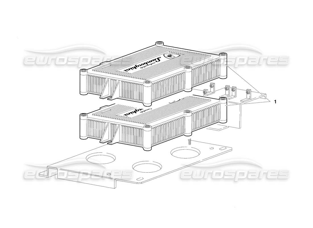 lamborghini diablo se30 (1995) diagramma delle parti delle unità di iniezione elettronica (valido per il canada - gennaio 1995).