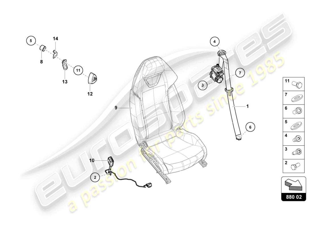 diagramma della parte contenente il numero della parte 4t2857705kv04