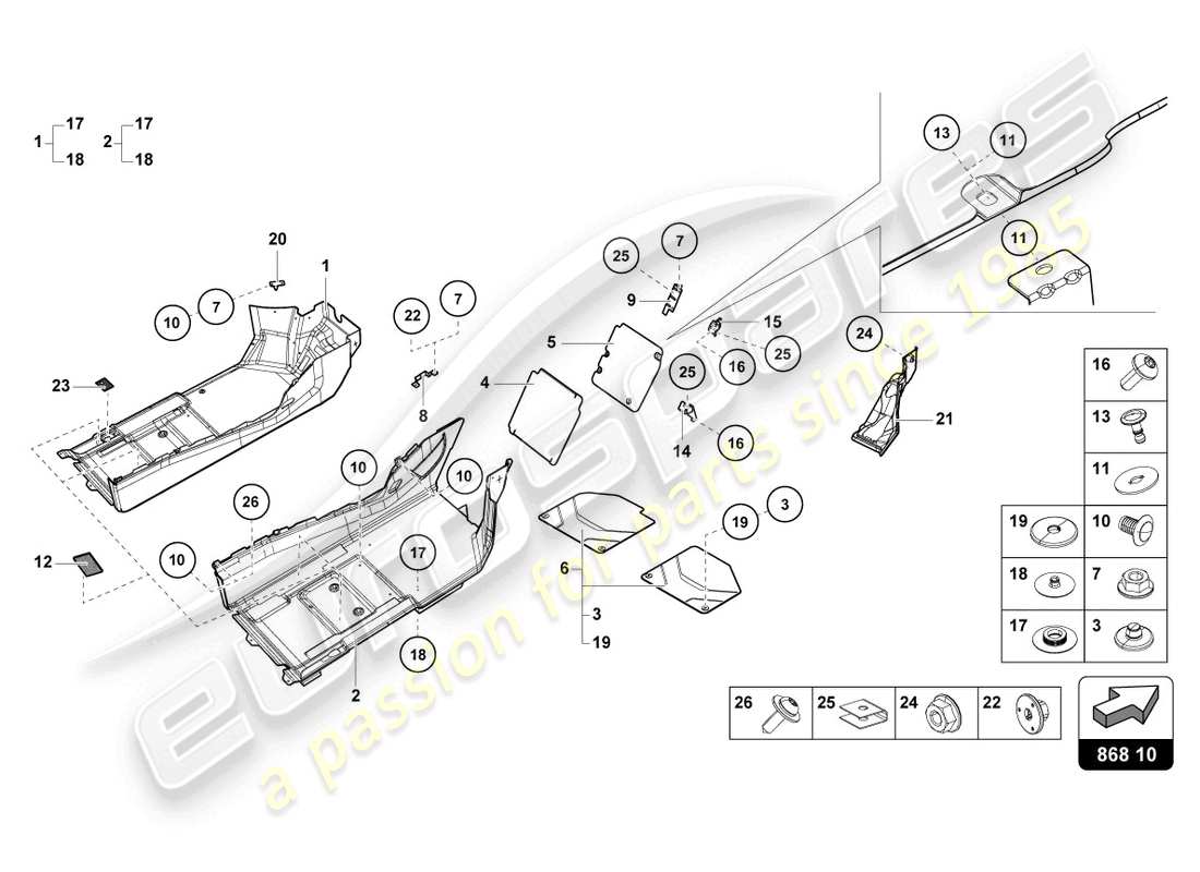 diagramma della parte contenente il codice parte 8e0864523