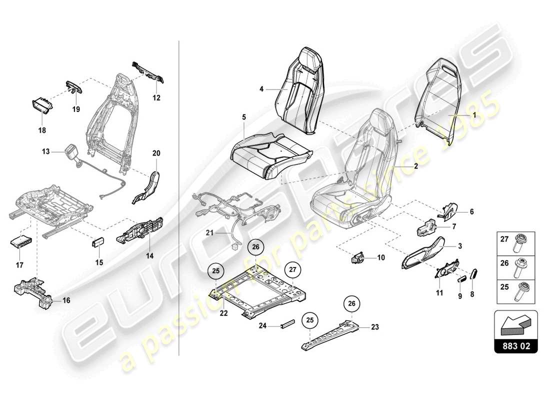 diagramma della parte contenente il codice parte 4k0959818