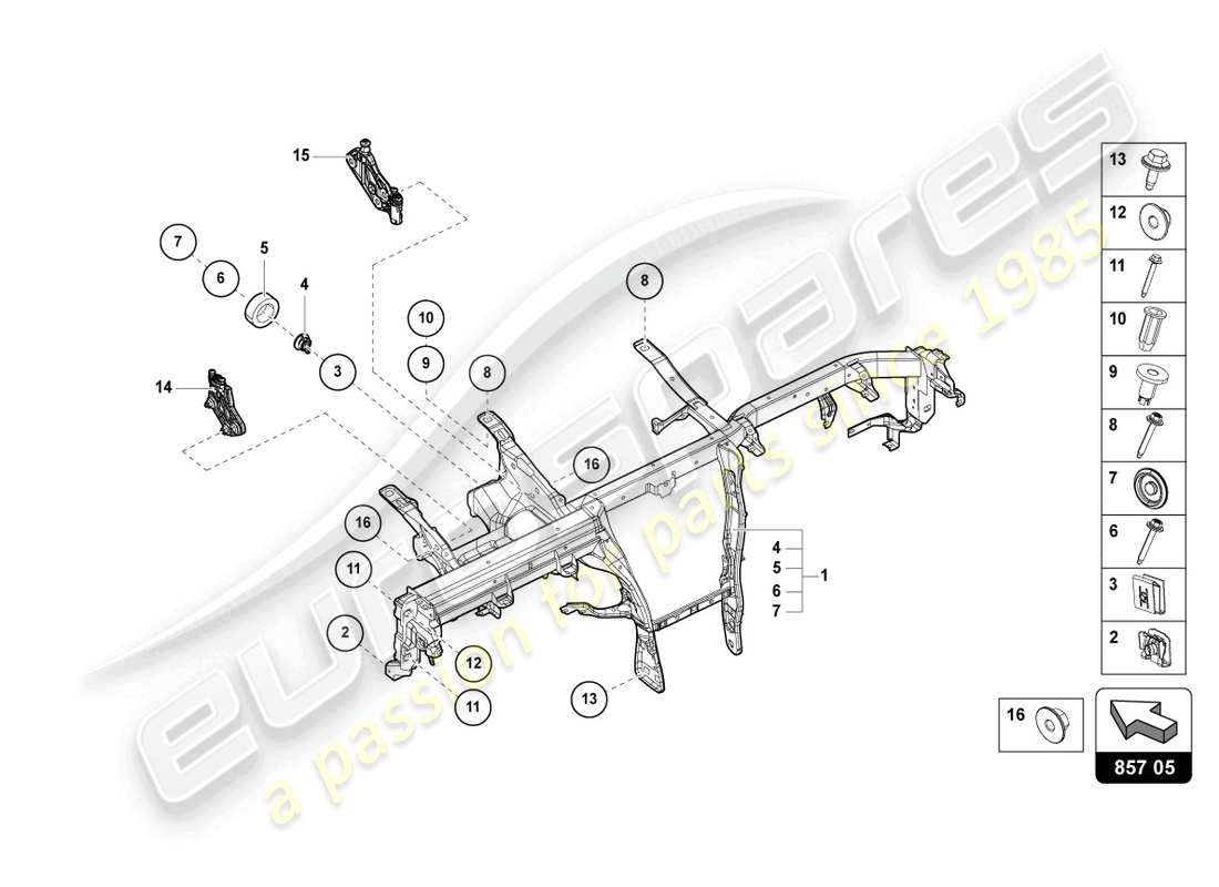 diagramma della parte contenente il codice parte n91189303