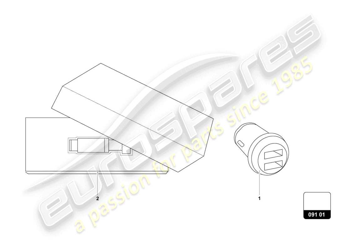 lamborghini urus performante (accessories) access.,infotainment,varie. diagramma delle parti