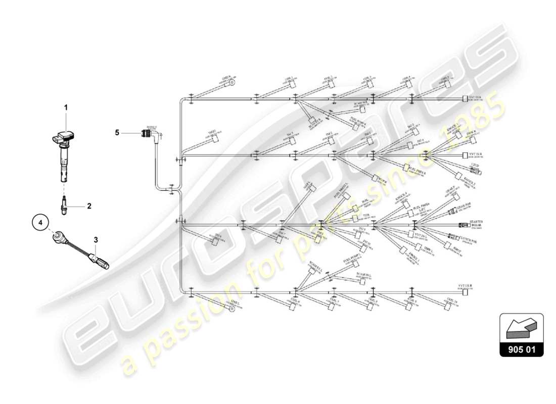 diagramma della parte contenente il codice parte 06h905601a