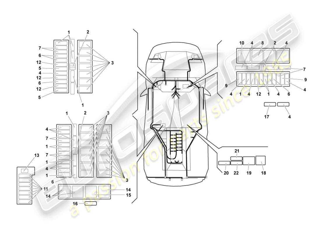 diagramma della parte contenente il codice parte n01713111