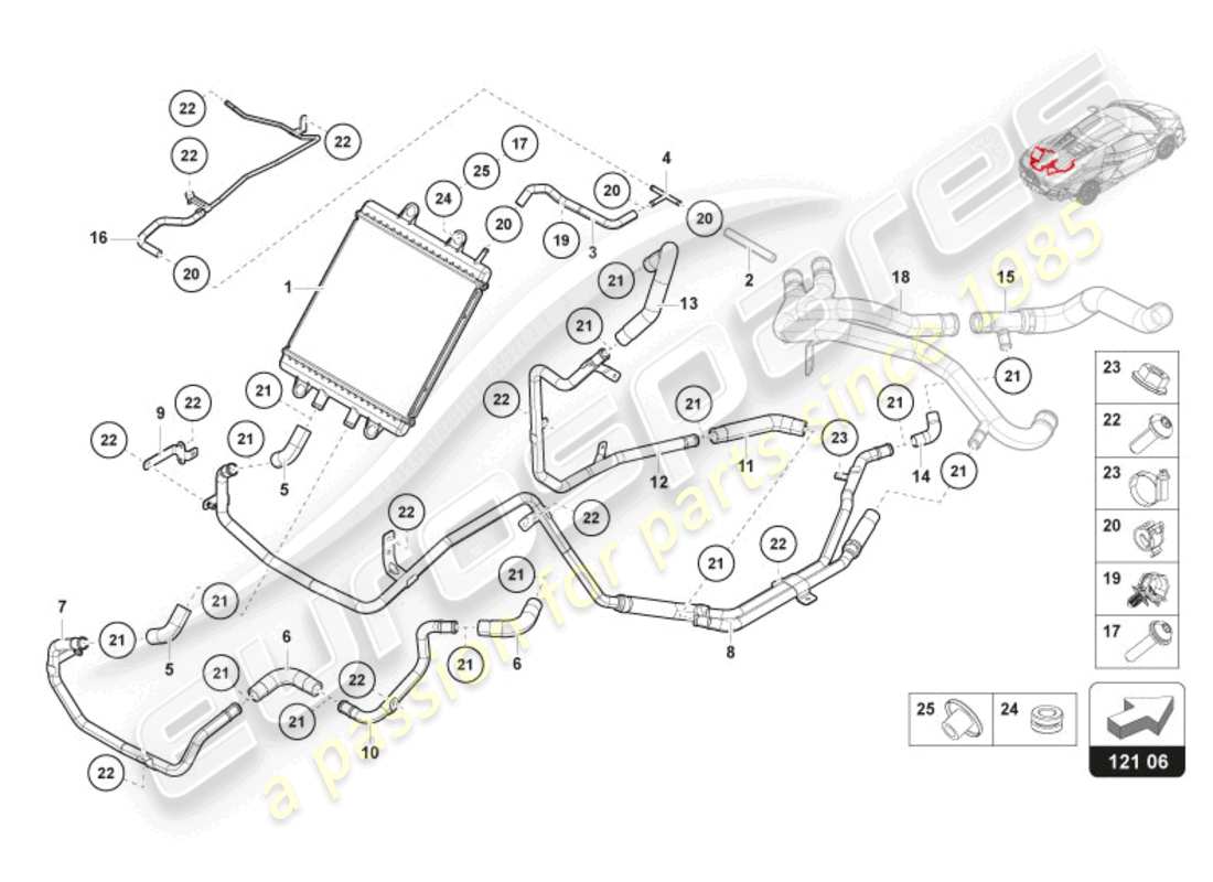 diagramma della parte contenente il codice parte n91115401