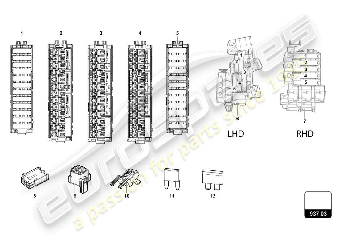 diagramma della parte contenente il codice parte 8k0941824d