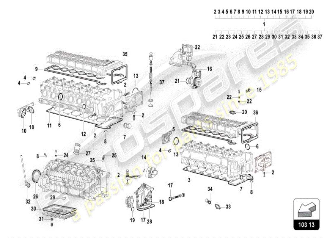 diagramma della parte contenente il codice parte 0011004920