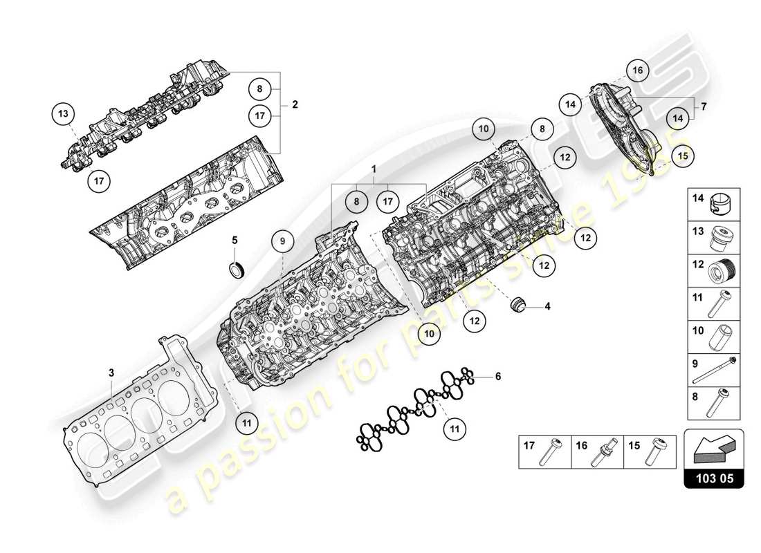 diagramma della parte contenente il codice parte wht008395