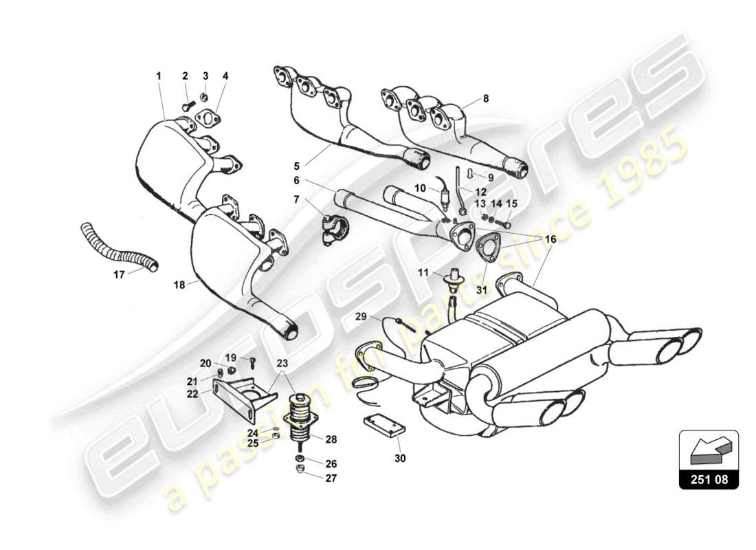 diagramma della parte contenente il codice parte 001625280