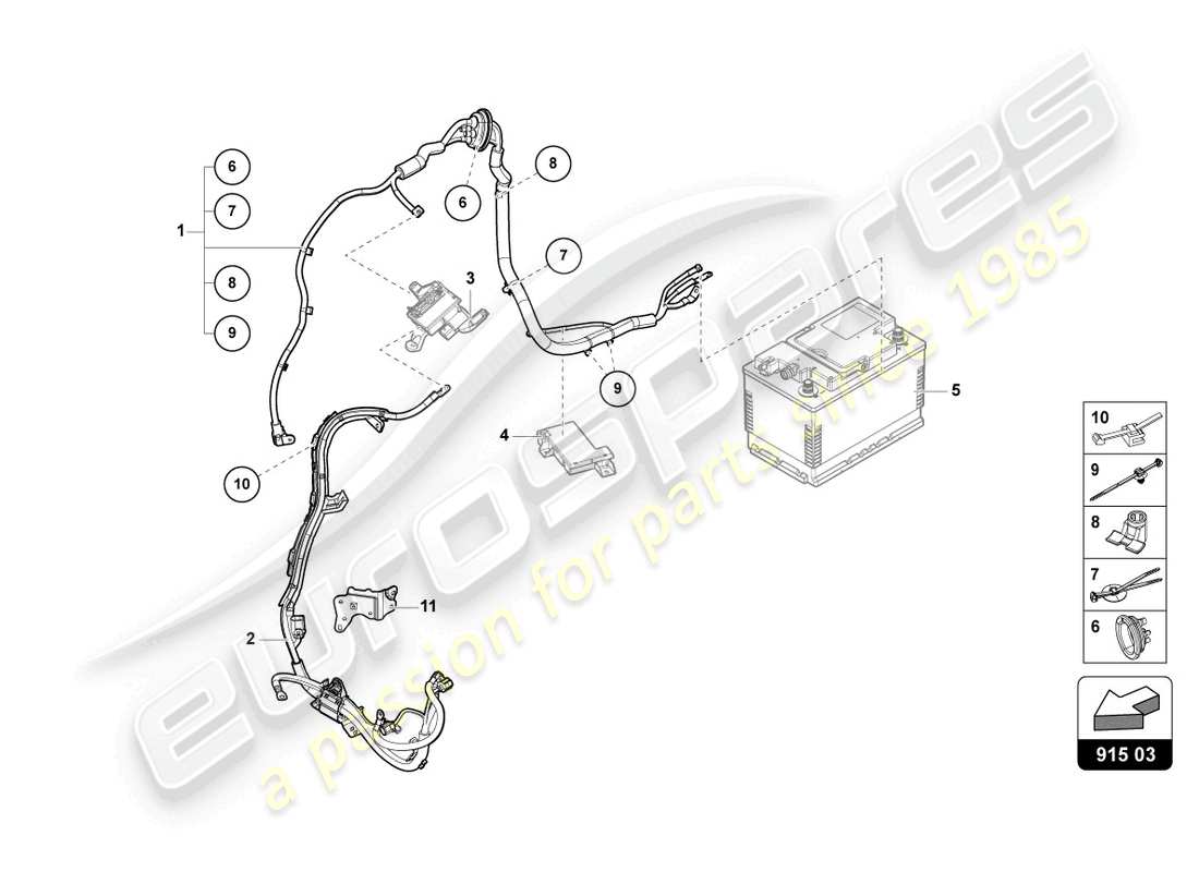 diagramma della parte contenente il codice parte 6q0971838b