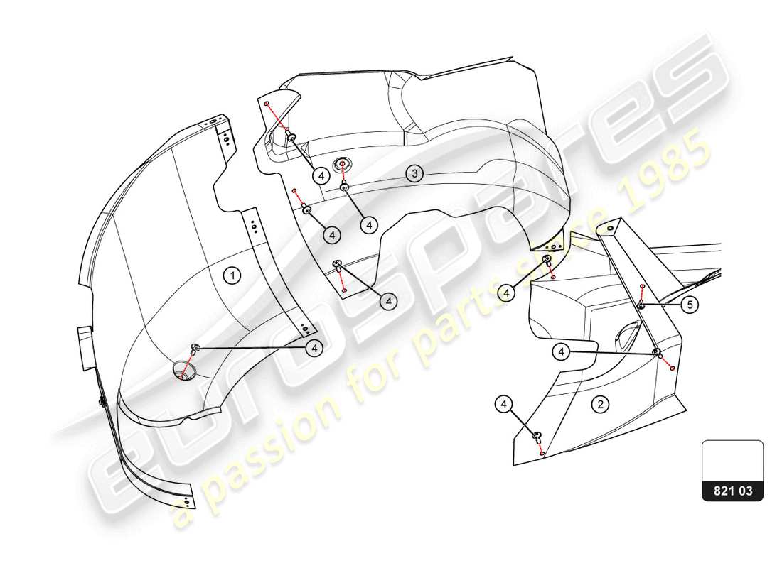 diagramma della parte contenente il codice parte n90780901