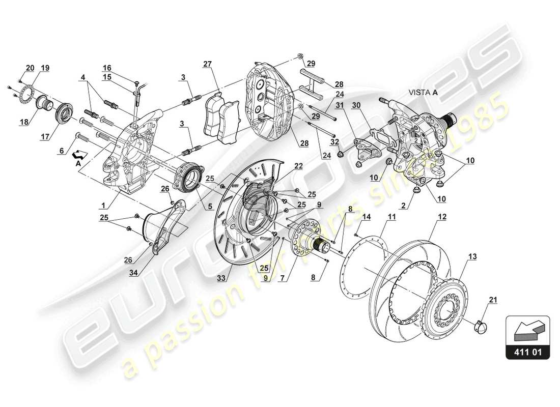 diagramma della parte contenente il codice parte n10406504