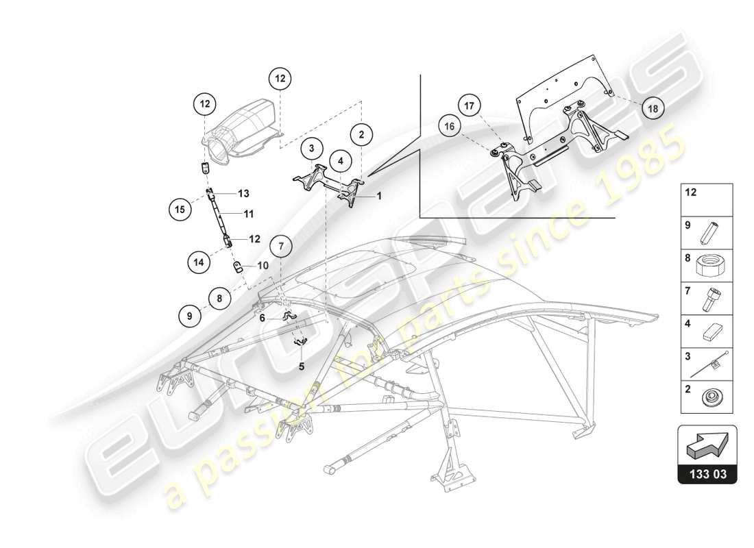 diagramma della parte contenente il codice parte 400201365g