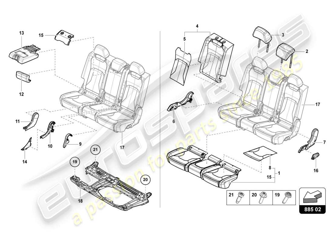 diagramma della parte contenente il numero della parte 4ml885739a7ap