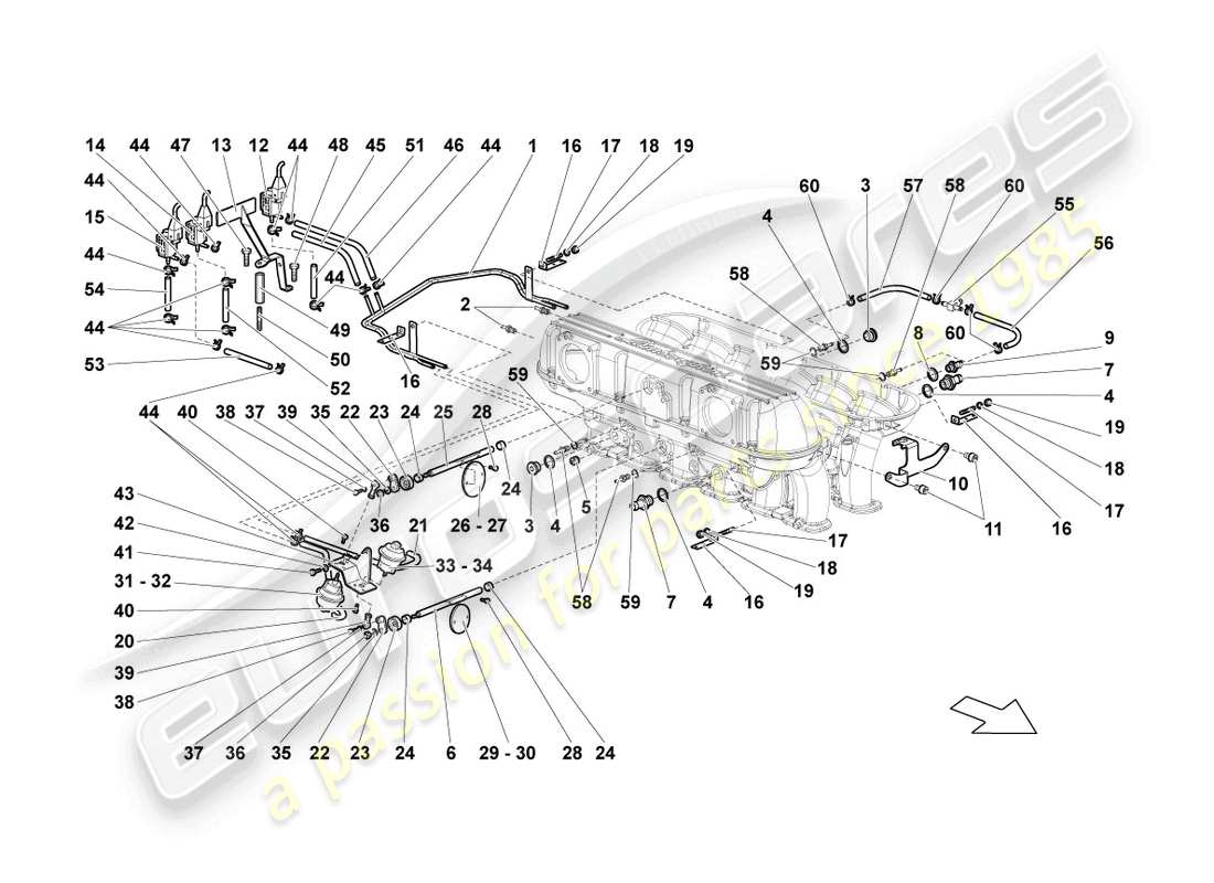 diagramma della parte contenente il codice parte 07m133931a