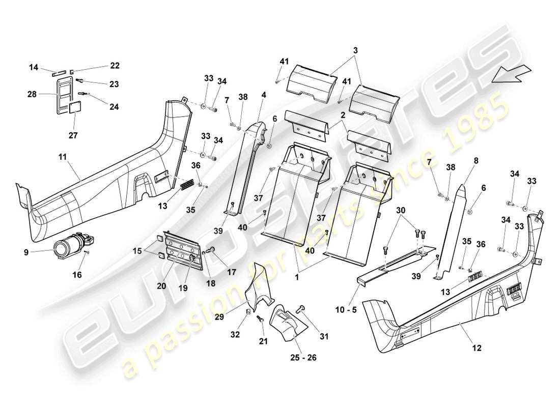 diagramma della parte contenente il codice parte n10648502