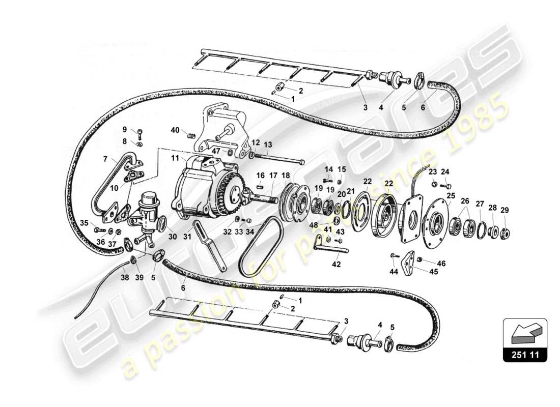 diagramma della parte contenente il codice parte 008100504