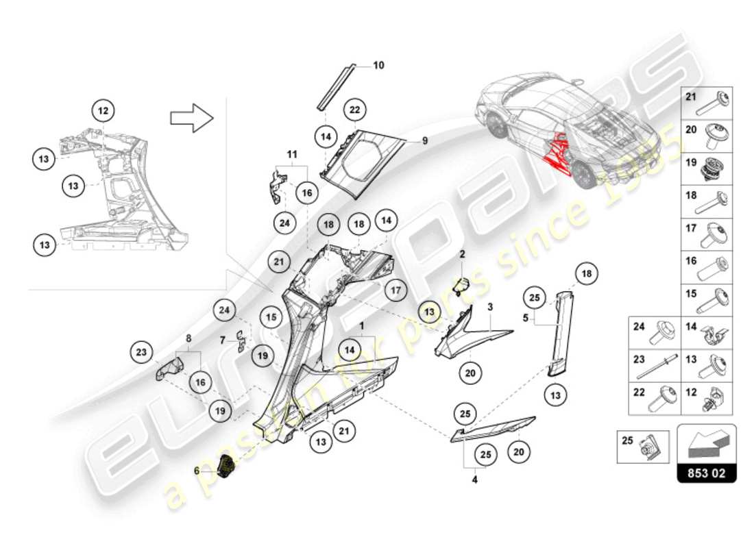 diagramma della parte contenente il codice parte 47a810036b