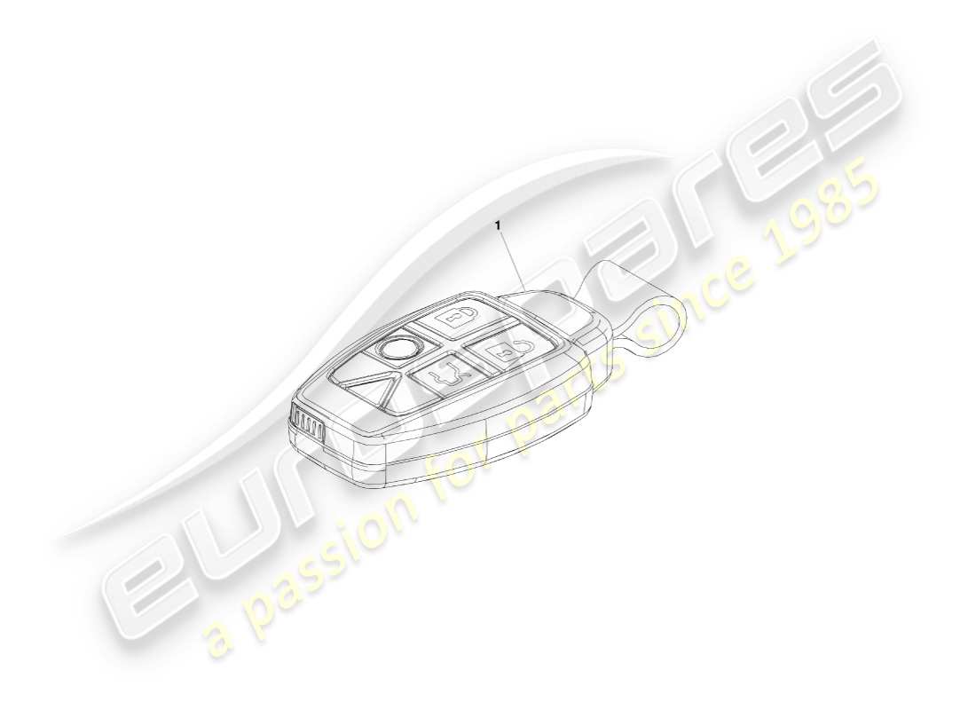 aston martin v8 vantage (2005) trasmettitore, schema delle parti rke