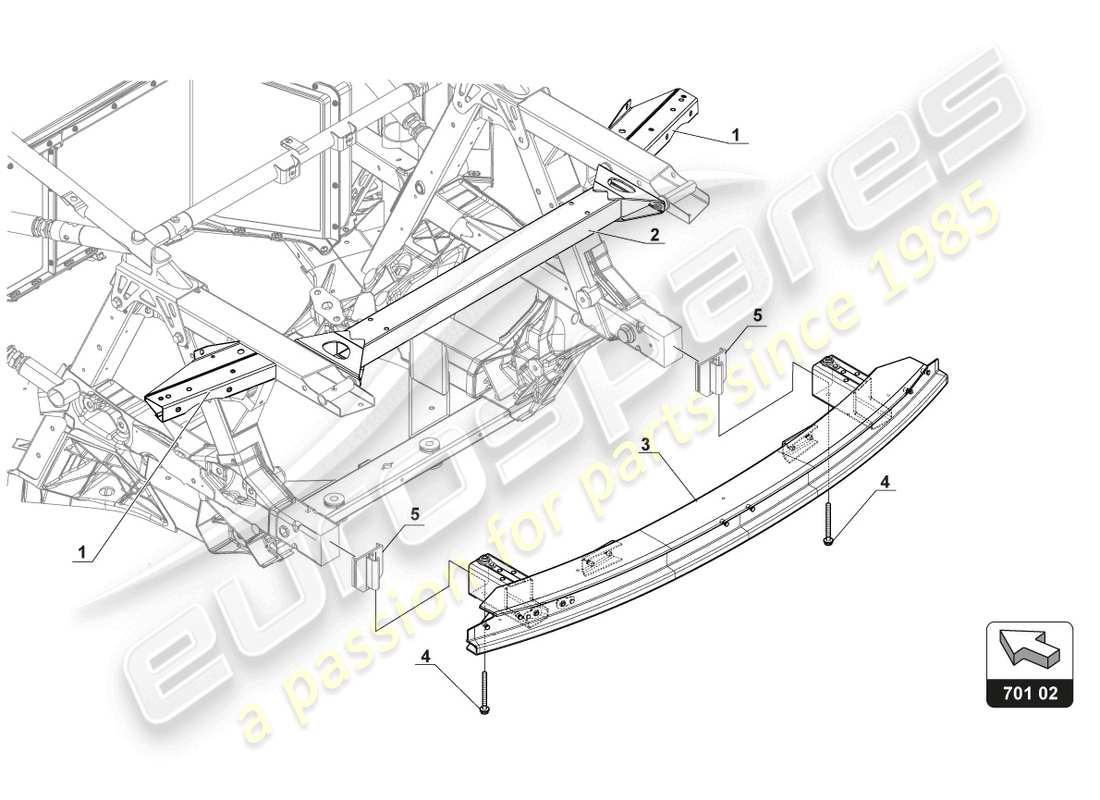 diagramma della parte contenente il codice parte 4t0810252b