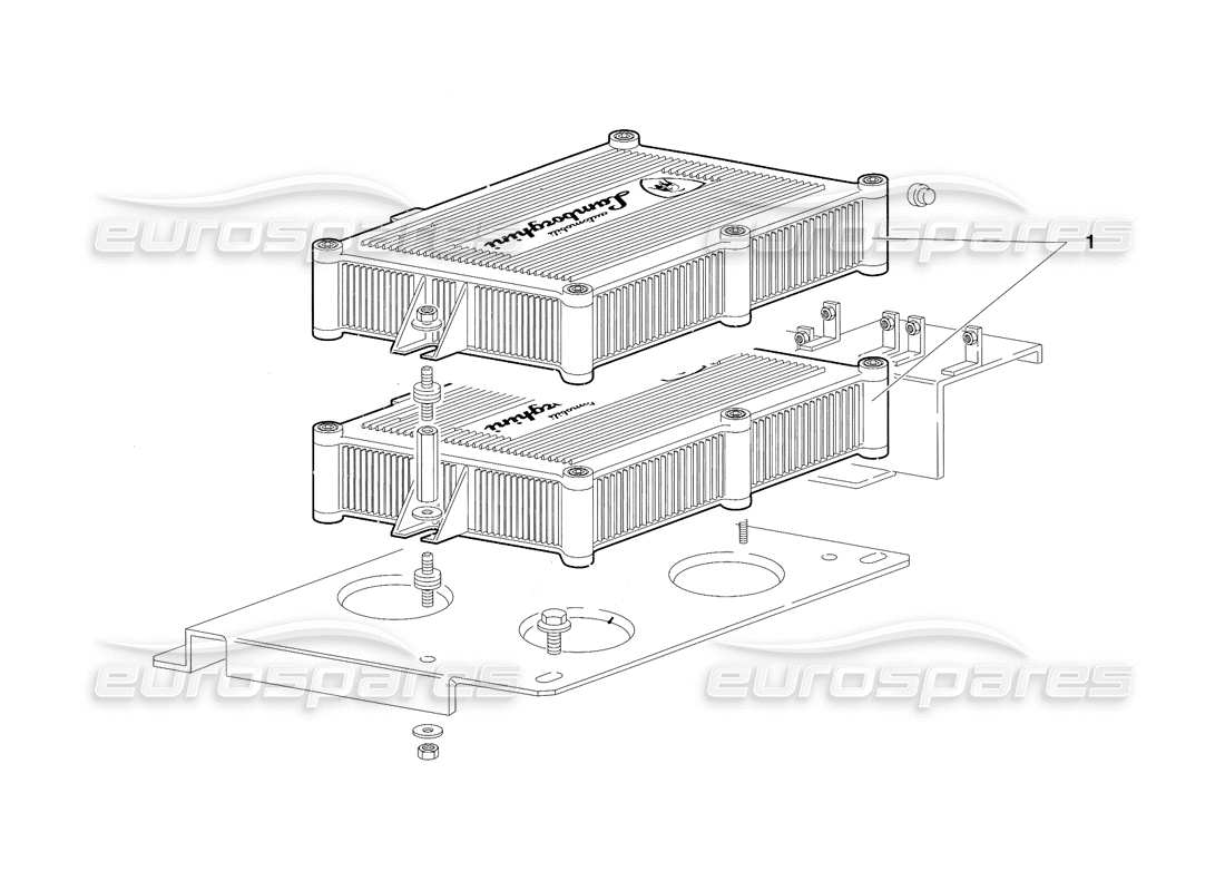 lamborghini diablo sv (1997) diagramma delle parti delle unità di iniezione elettronica (valido per il giappone - marzo 1997).