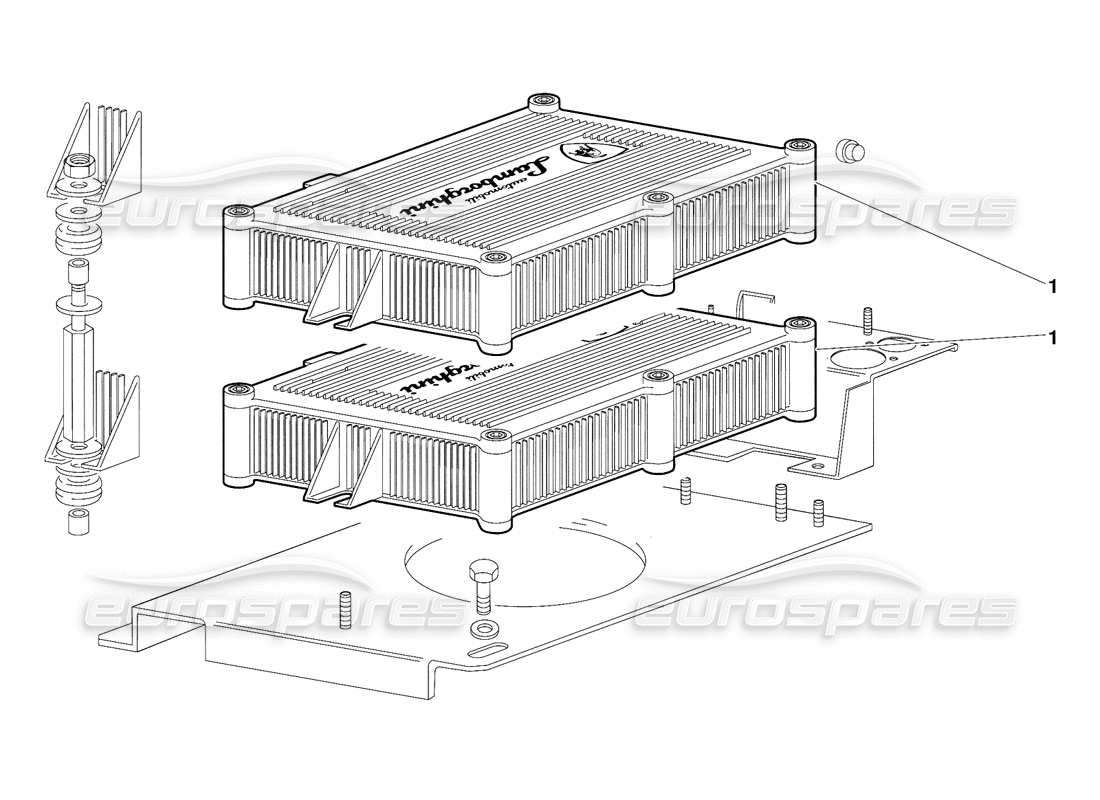 lamborghini diablo (1991) schema delle parti delle unità di iniezione elettronica (valido per la versione svizzera - ottobre 1991).