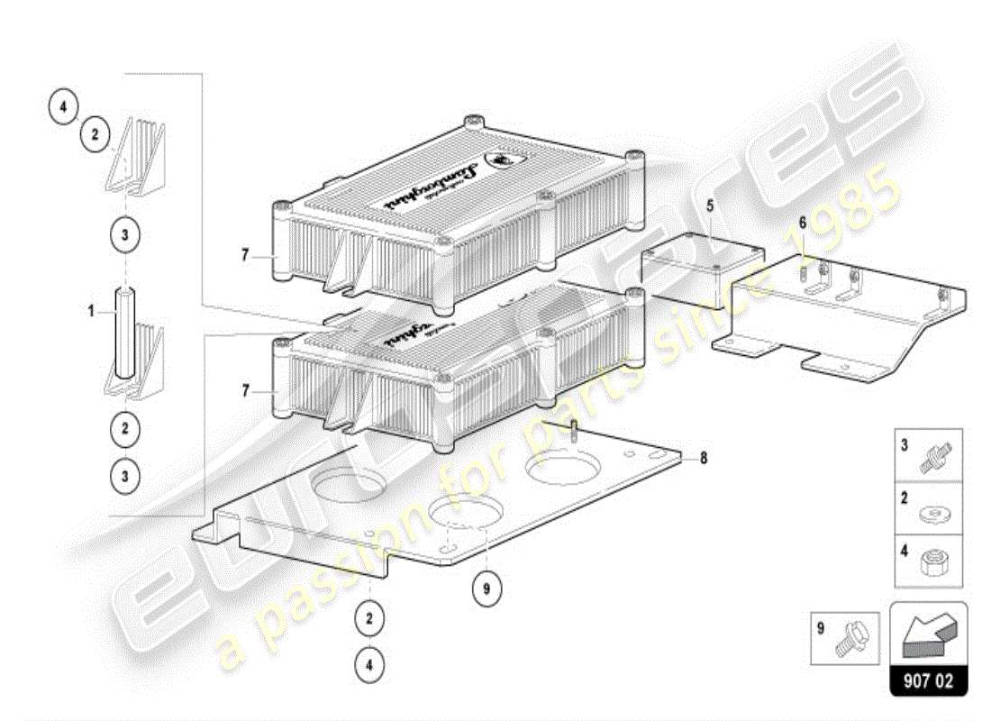 lamborghini diablo vt (1999) elettriche diagramma delle parti