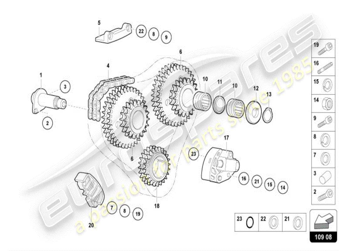 diagramma della parte contenente il codice parte 001234495