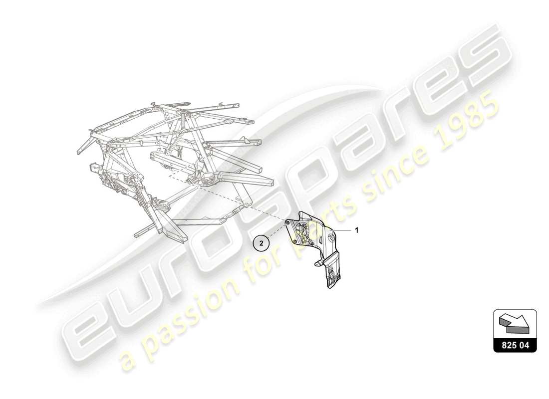 lamborghini 2015 (super trofeo) schema delle parti dello scudo calore