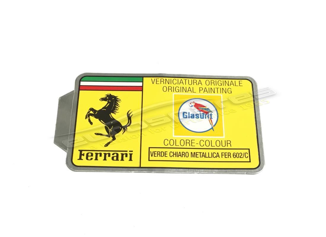 nuova ferrari etichetta vernice glasurit. numero parte mc361516 (1)