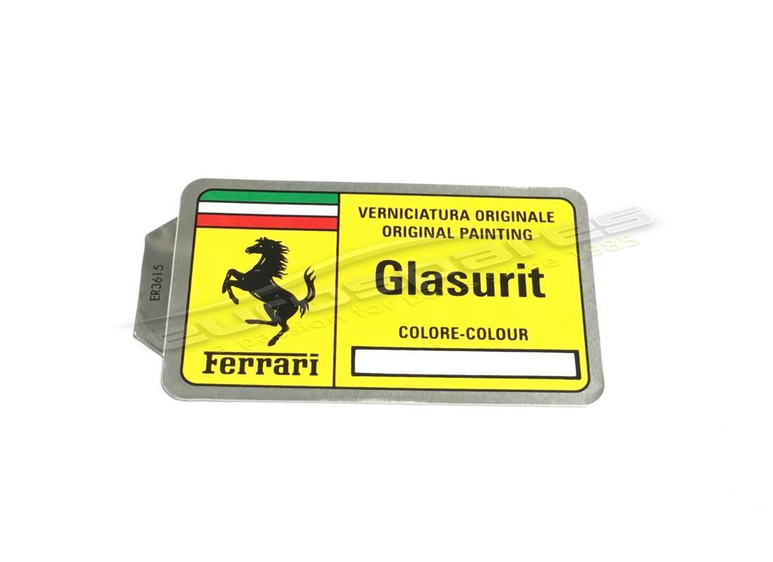 nuova ferrari etichetta adesiva vernice glasurit bianca. numero parte mc3615 (1)