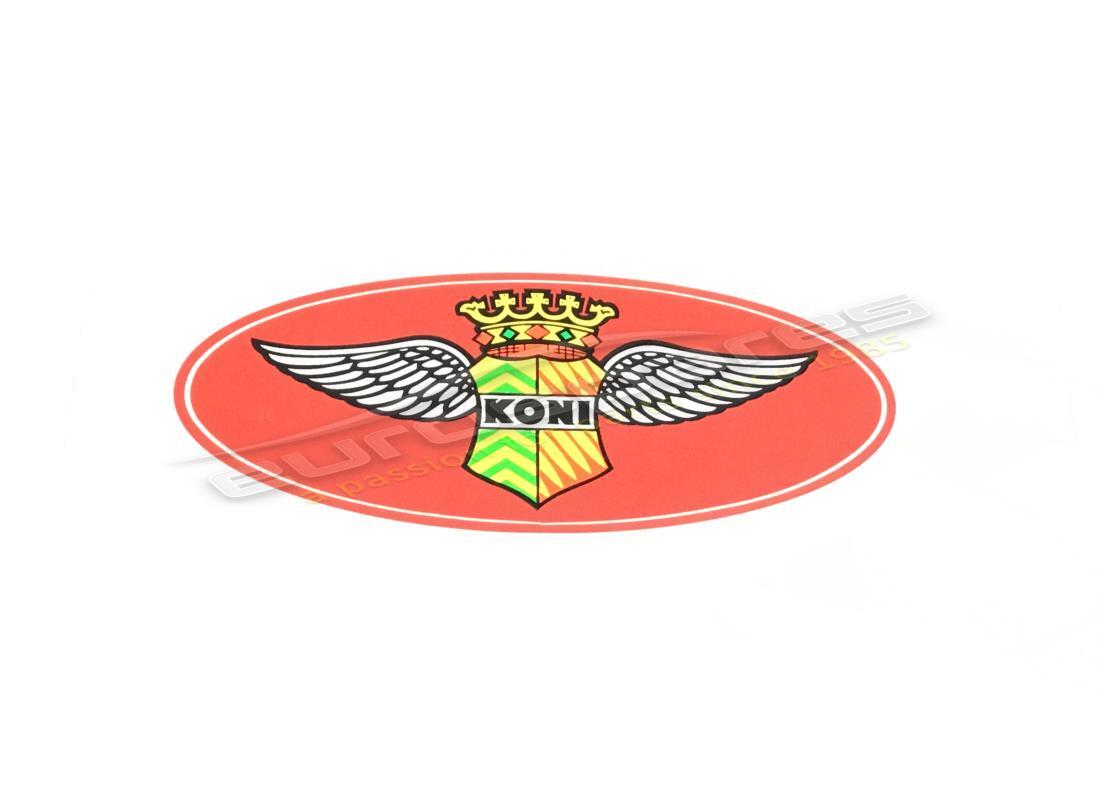 nuovo ferrari adesivo con ali ovali koni. numero parte fst014 (1)