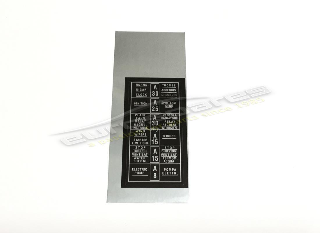 nuovo ferrari adesivo per scatola fusibili. numero parte fst007 (1)